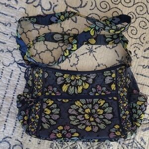 Vera Bradley Indigp Pop Crossbody Or Shoulder Purse Bag